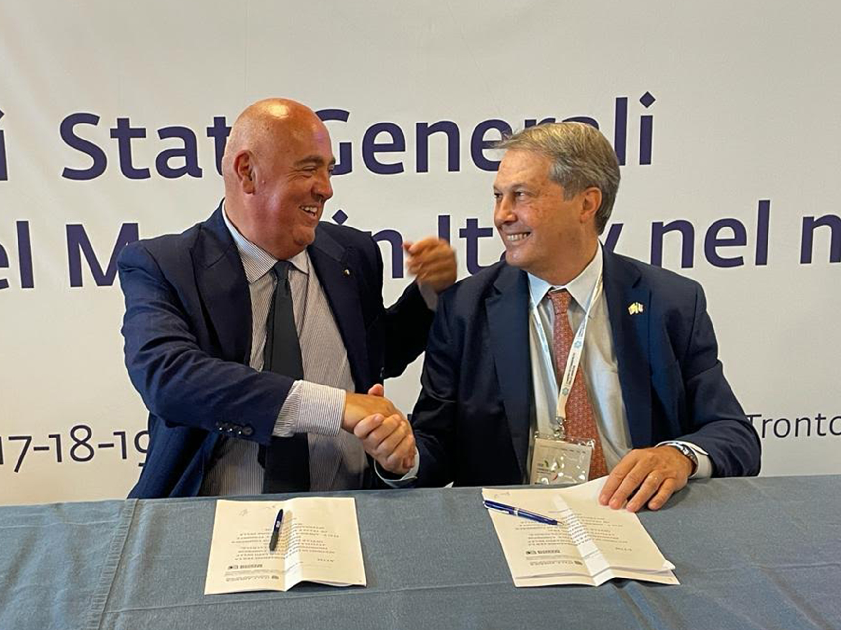 Marche ATIM and IACC sign historic agreement to launch new three-year partnership.